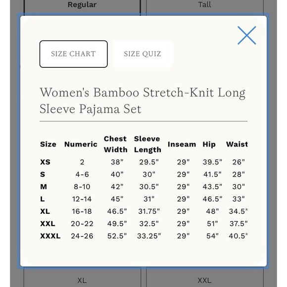 Cozy Earth Women's Bamboo Stretch Knit Long Sleeve Pajama Set, Blush Pink Sz XXL - Picture 8 of 13